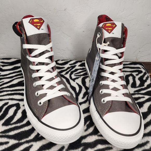 NEW Converse All Star Superman Men 8/Women 10 - Picture 3 of 11